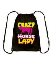 Crazy Horse Lady Drawstring Bag tile