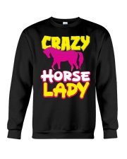 Crazy Horse Lady Crewneck Sweatshirt tile