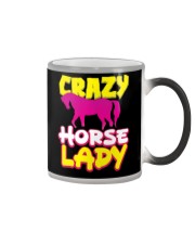 Crazy Horse Lady Color Changing Mug tile