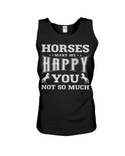 Horses Make Me Happy You Not So Much Unisex Tank tile