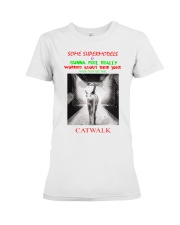 Cat Catwalk Premium Fit Ladies Tee tile