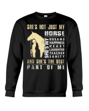 Shes Not Just My Horse Crewneck Sweatshirt tile