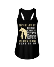 Shes Not Just My Horse Ladies Flowy Tank tile
