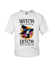 Witch By Nature Bitch By Choice Youth T-Shirt tile