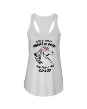 God Is Great Ladies Flowy Tank tile