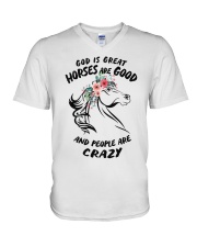 God Is Great V-Neck T-Shirt tile
