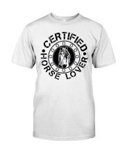 Horse Lovers Classic T-Shirt front