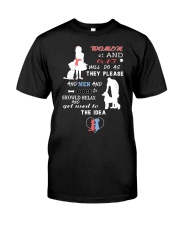 Women And Cat Premium Fit Mens Tee tile