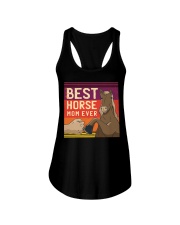Best Horse Mom Ever Ladies Flowy Tank tile