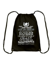 I May Seem Quiet And Reserved Drawstring Bag tile