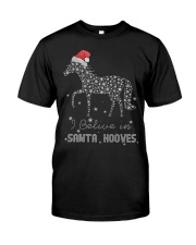 I Belive In Santa Hooves Premium Fit Mens Tee tile