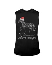 I Belive In Santa Hooves Sleeveless Tee tile