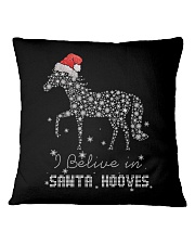 I Belive In Santa Hooves Square Pillowcase tile
