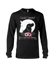 Easily Ditractecd By Dogs And Horses Long Sleeve Tee tile