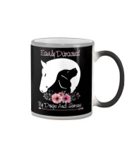 Easily Ditractecd By Dogs And Horses Color Changing Mug tile