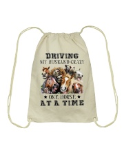 Driving My Husband Grazy Drawstring Bag tile