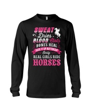 Only Real Girls Ride Horses Long Sleeve Tee tile