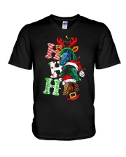 Merry Horsemas V-Neck T-Shirt tile