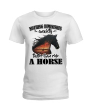 Faster Than Ride A Horse Ladies T-Shirt front