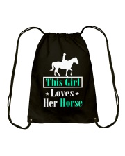 This Girl Loves Her Horse Drawstring Bag tile