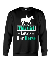 This Girl Loves Her Horse Crewneck Sweatshirt tile