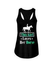 This Girl Loves Her Horse Ladies Flowy Tank tile