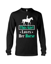 This Girl Loves Her Horse Long Sleeve Tee tile