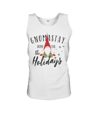 Gnomastay Home For The Holidays Unisex Tank tile