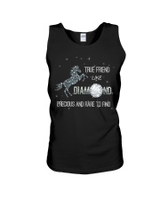 True Friend Like Diamond Precious And Rare To Find Unisex Tank tile