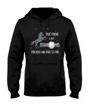 True Friend Like Diamond Precious And Rare To Find Hooded Sweatshirt tile