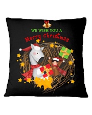 We Wish You A Merry Christmas Square Pillowcase tile