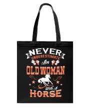 With A Horse Tote Bag tile