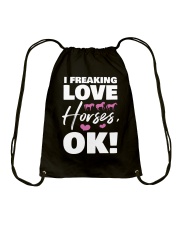 I Freaking Love Drawstring Bag tile
