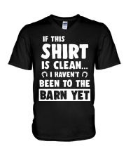 If This Shirt Is Clean V-Neck T-Shirt tile