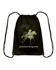 Horses Lend Us The Wings We Lack Drawstring Bag tile