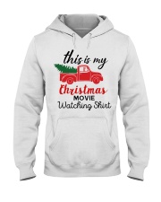 This Is My Christmas Movie Watching Shirt Hooded Sweatshirt tile