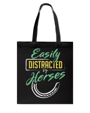 Easily Distracted By Horses Tote Bag tile