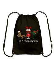 Im A Simple Woman Drawstring Bag tile