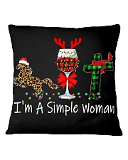 Im A Simple Woman Square Pillowcase tile