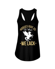 Horses Give Us Ladies Flowy Tank tile