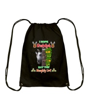 I Hope Rudolph Eat The Naughty List Drawstring Bag tile