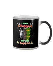 I Hope Rudolph Eat The Naughty List Color Changing Mug tile