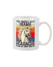 You Smell Like Drama And A Headache Mug tile
