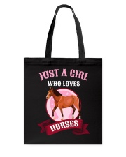 Just A Girl Who Loves Horses Tote Bag tile