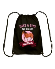 Just A Girl Who Loves Horses Drawstring Bag tile