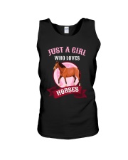 Just A Girl Who Loves Horses Unisex Tank tile
