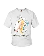 When We Hug We Melt Together Youth T-Shirt tile