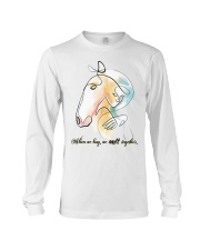 When We Hug We Melt Together Long Sleeve Tee tile