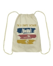 Im A Simple Woman Drawstring Bag tile