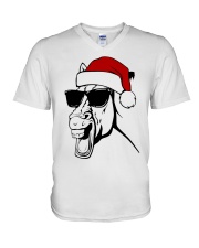 Merry Horsemas V-Neck T-Shirt tile